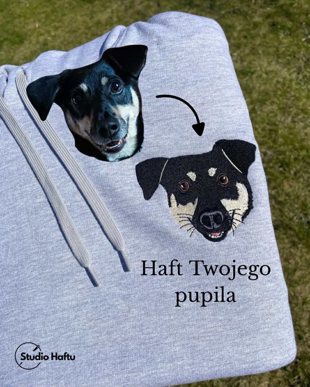 Bluza/t-shirt z pyszczkiem twojego pupila