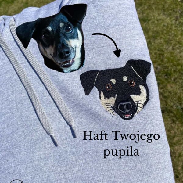Bluza/t-shirt z pyszczkiem twojego pupila