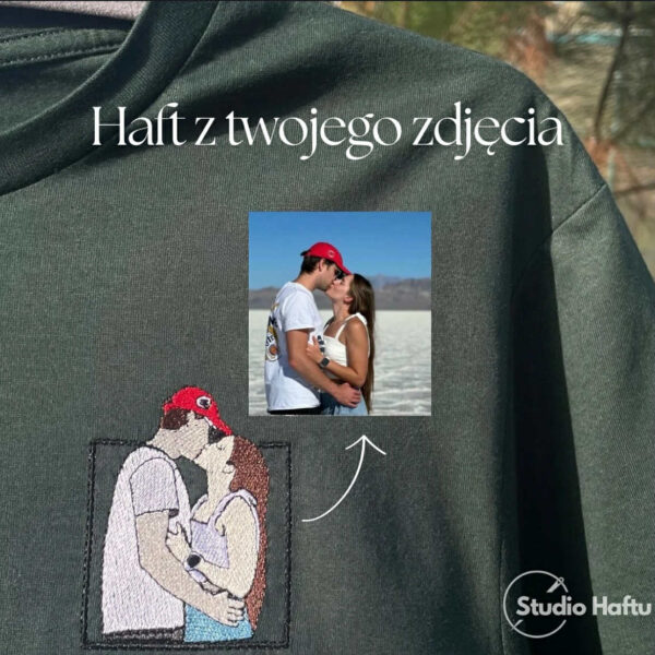Haft z twojego zdjęcia z boku